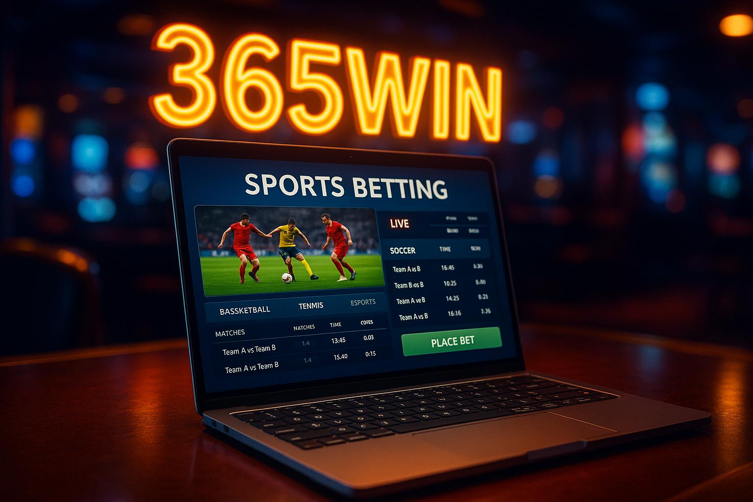 Aposte em apostas esportivas no cassino online 365WIN